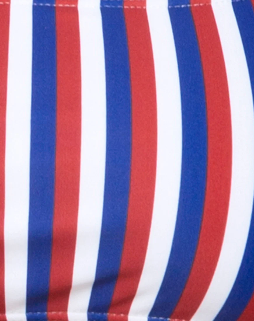 Abadie Bottom Bikini in Triple Stripe - Image 5