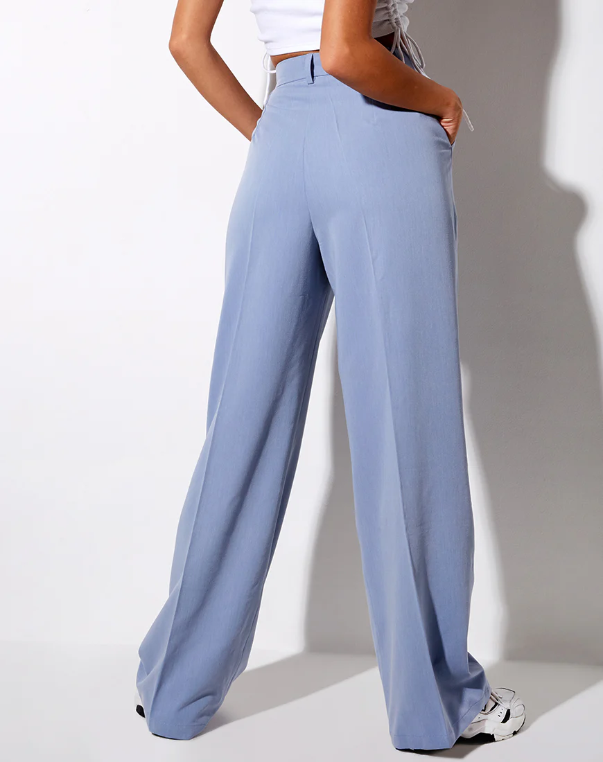 Abba Trouser in Blue - Image 5