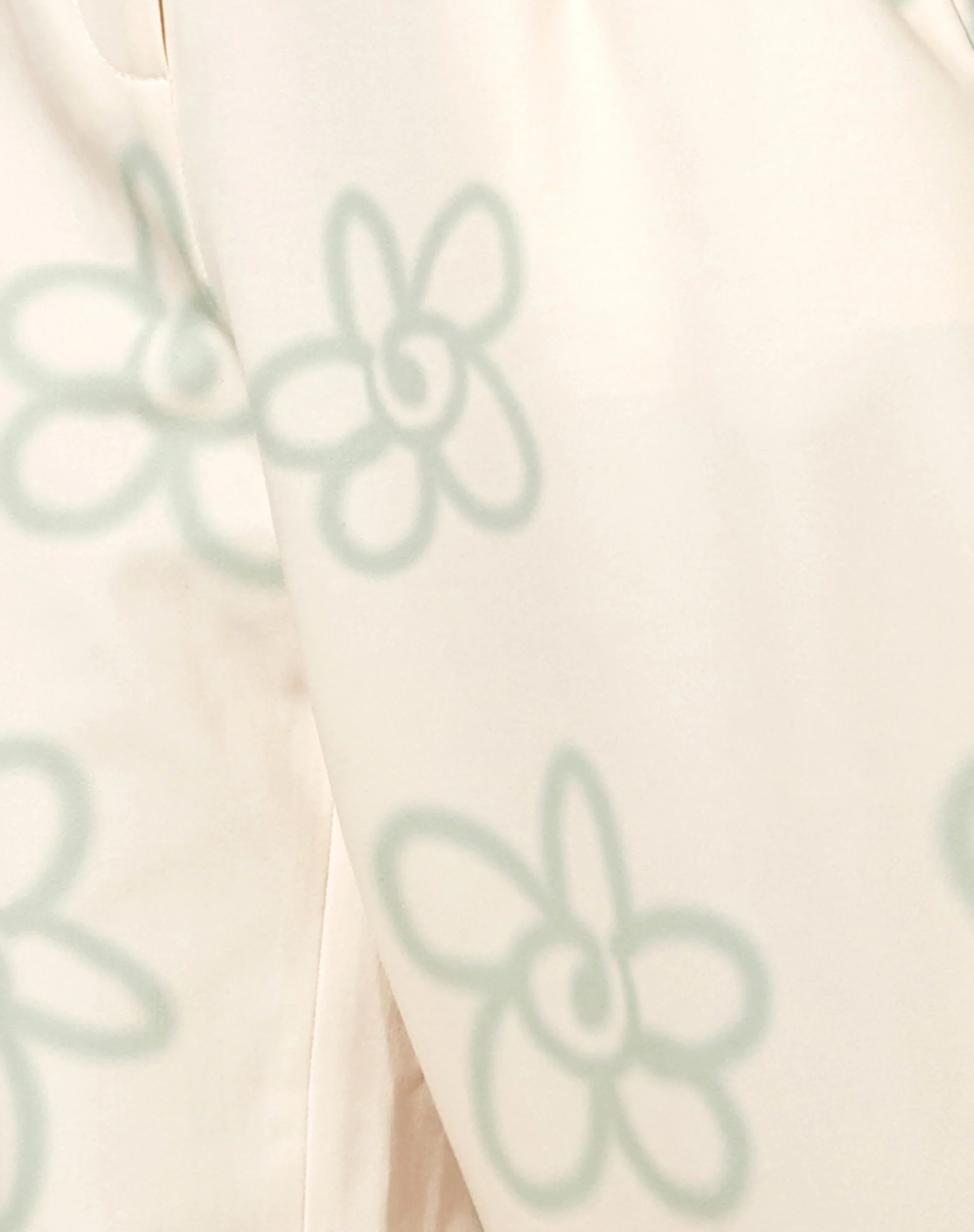 Abba Trouser in Tailoring Graffiti Flower Cream - Image 5