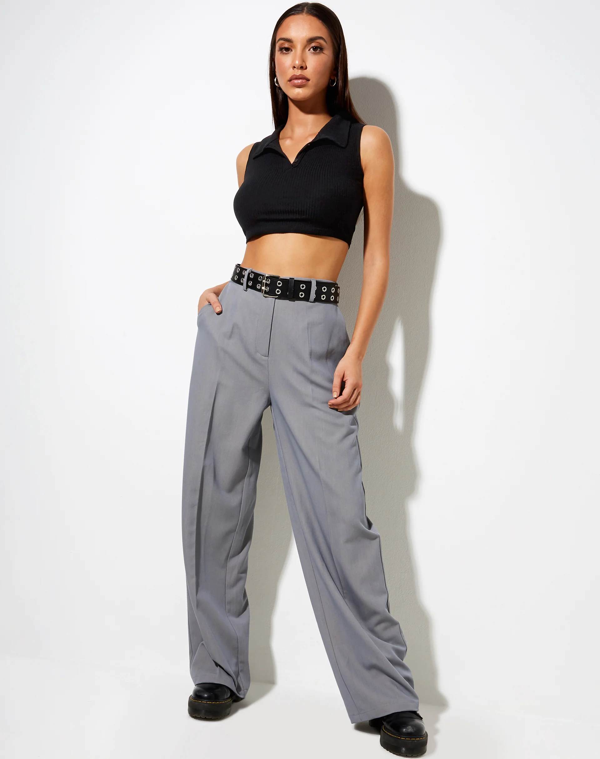 Abba Trouser in Grey - Image 2