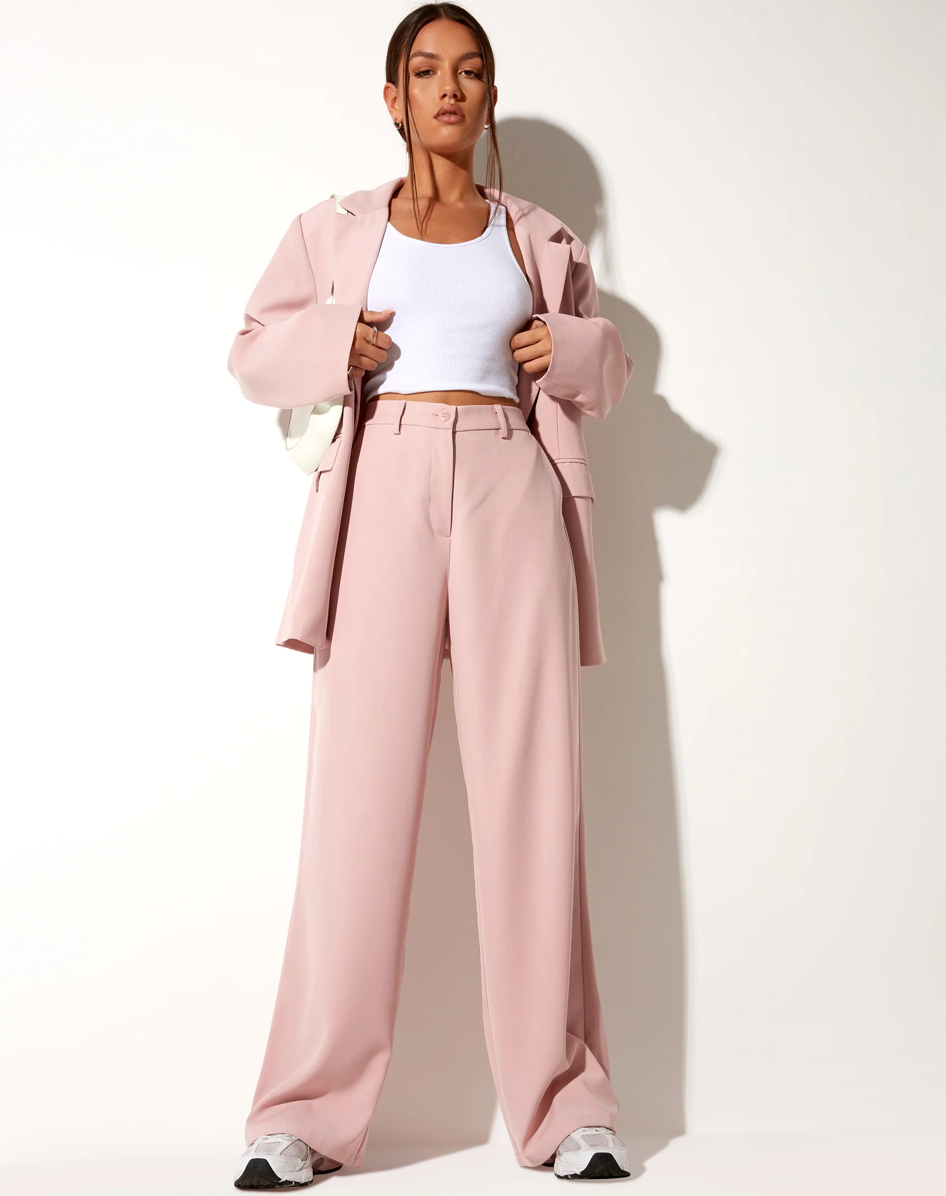 Abba Trouser in Soft Pink - Image 5