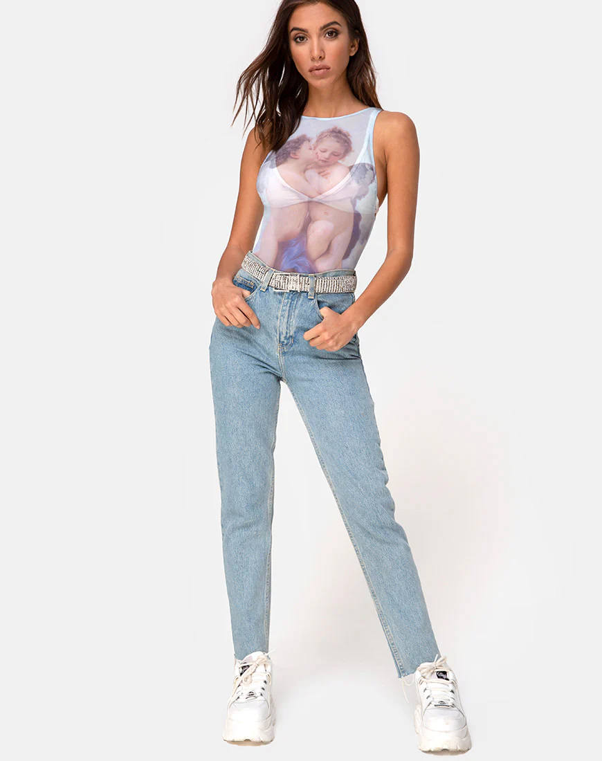 Acrea Bodice in Cherub Kiss Blue - Image 4