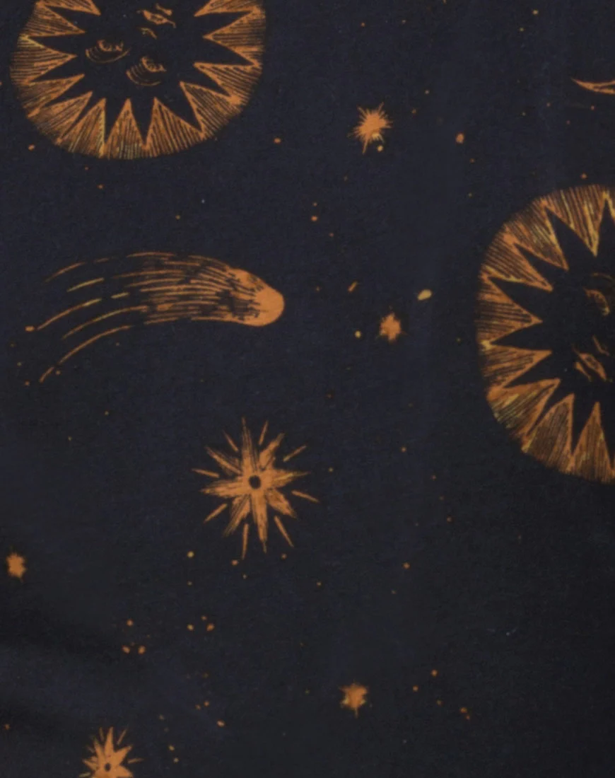 Acro Unitard in Celestial Black - Image 6