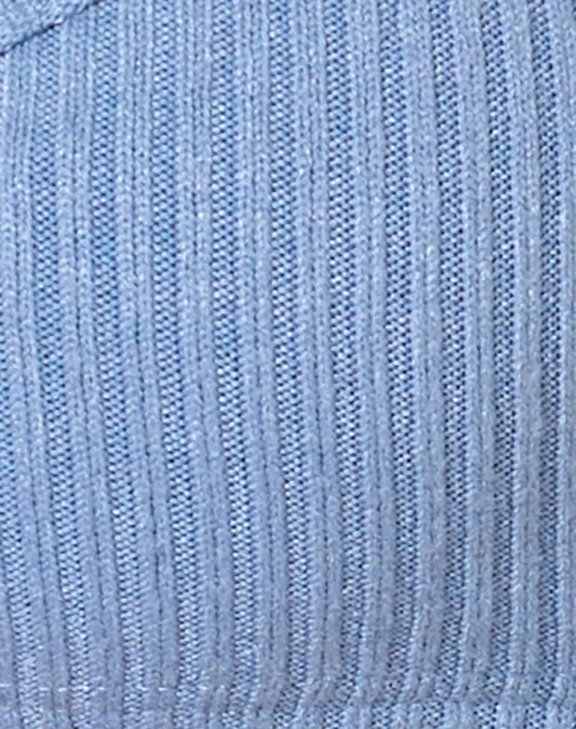 Adda Bralet in Rib Ashy Blue - Image 5