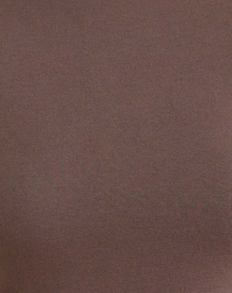Agneta Tee in Coffee Quartz and Sage Combination - Image 6
