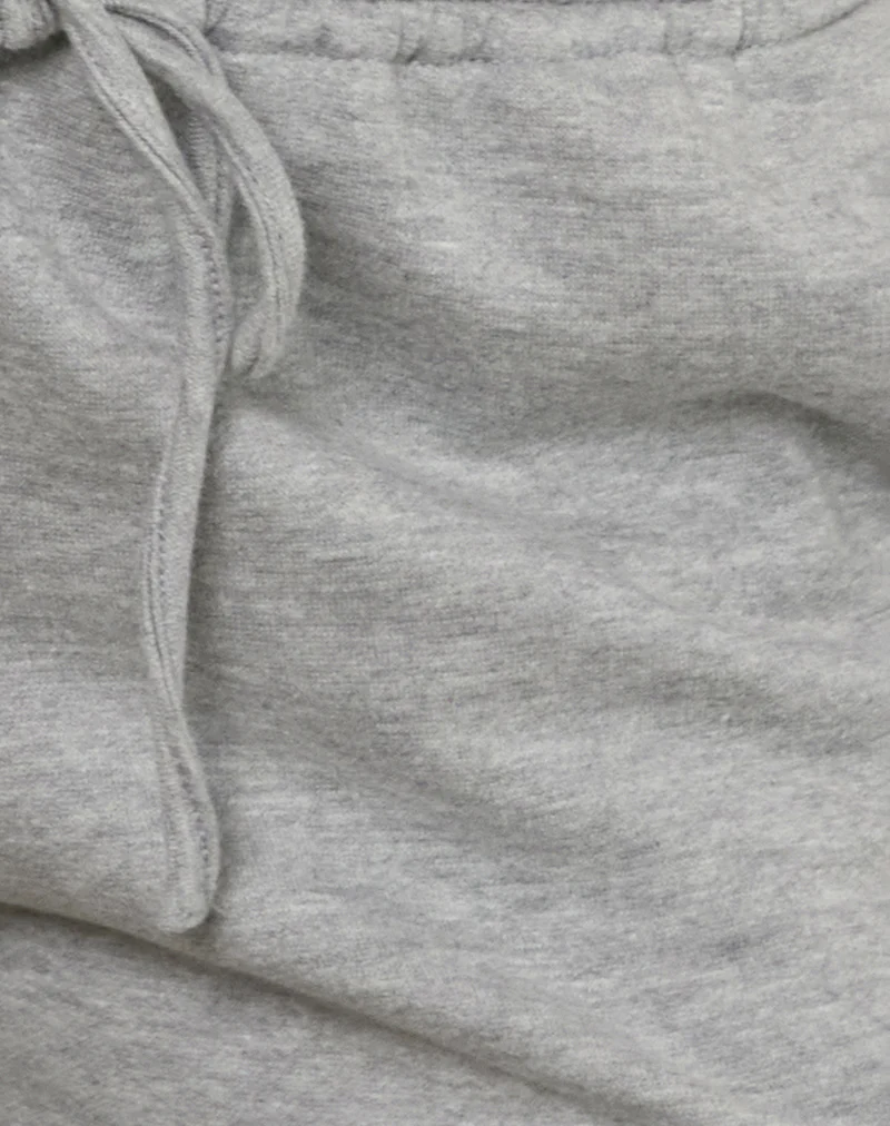 Agusta Frill Shorts in Grey Marl with M Emblem - Image 6