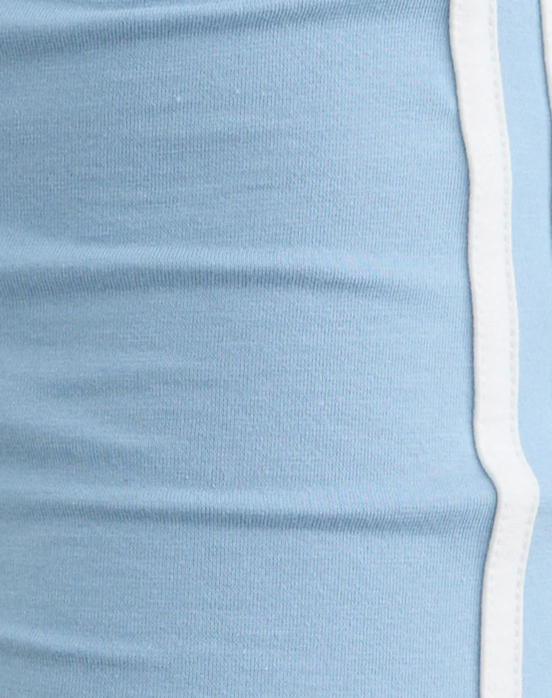 Ainu Short in Nantucket Blue with Off White Binding - Image 6