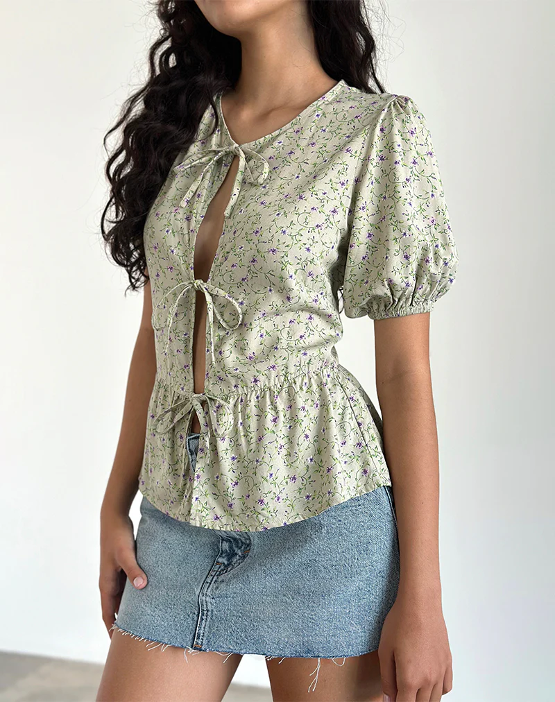 Ajasi Blouse in Parma Violet - Image 2