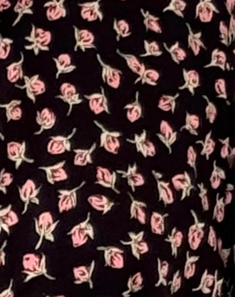 Ajasi Blouse in Red Rose Ditsy Black - Image 6