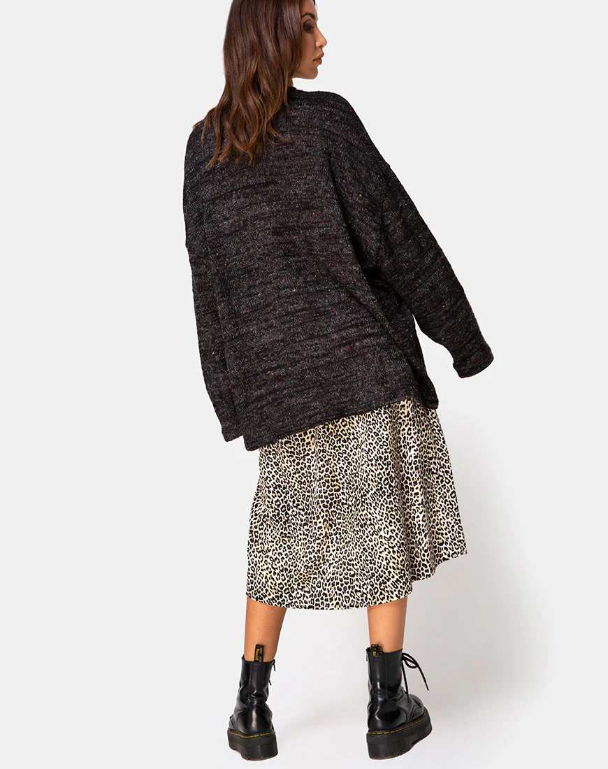 Ajie Jumper in Black Knit - Image 4