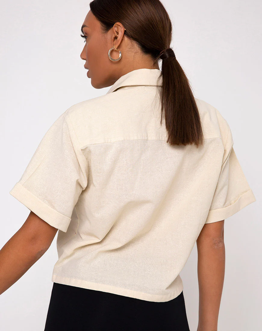 Alka Shirt in Ecru - Image 2