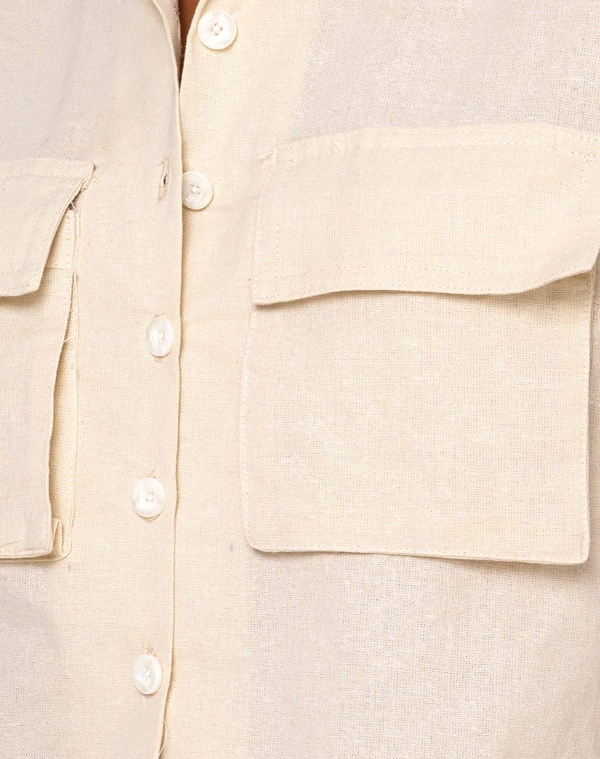 Alka Shirt in Ecru - Image 5