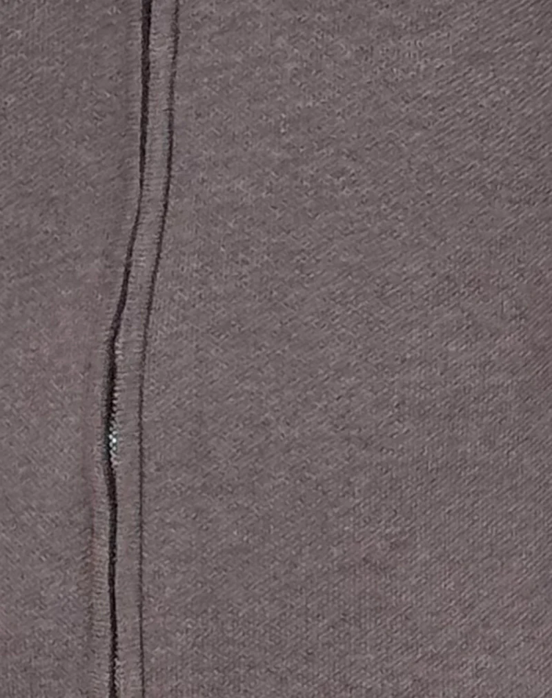 Alniyat Long Sleeve Cardi in Charcoal Grey - Image 6