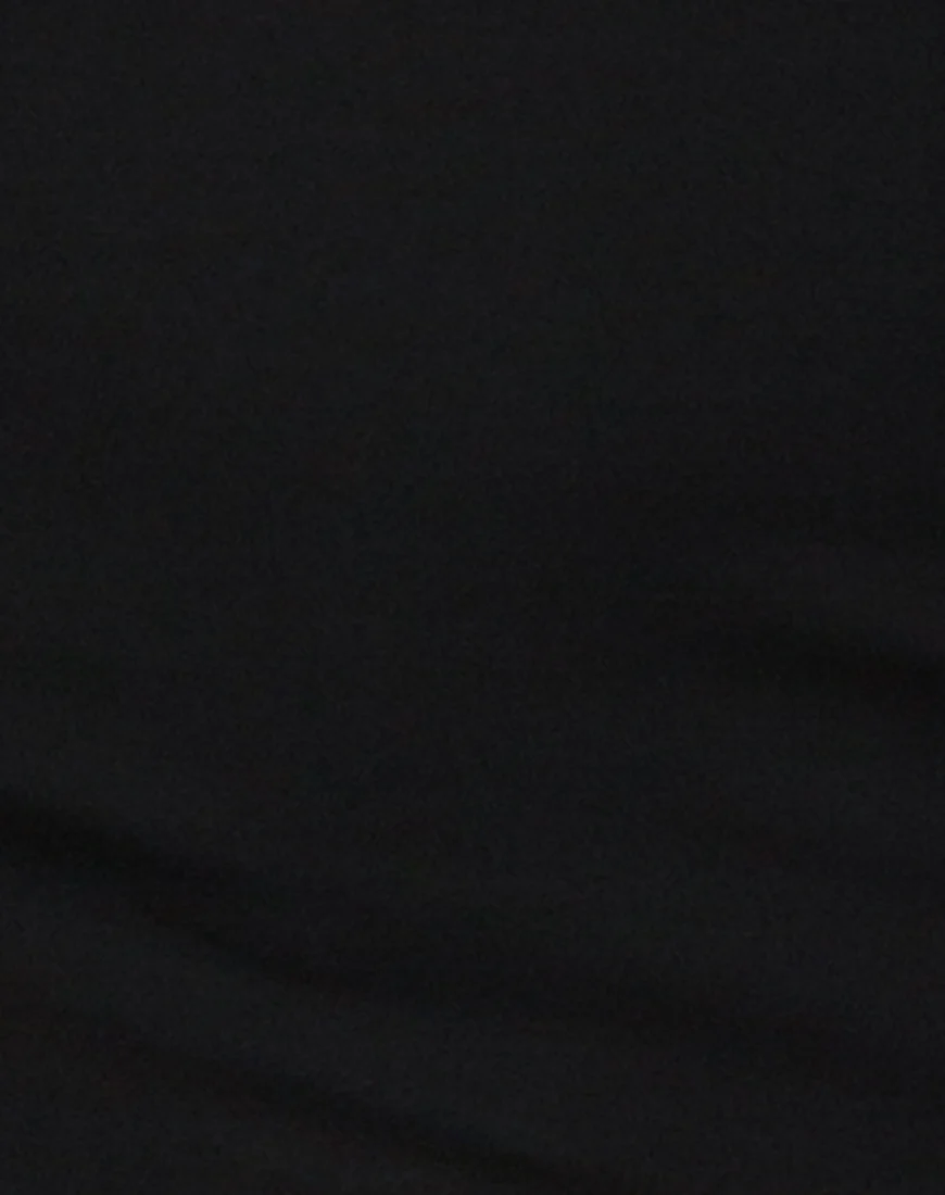 Alvina Bodycon Dress in Black - Image 5
