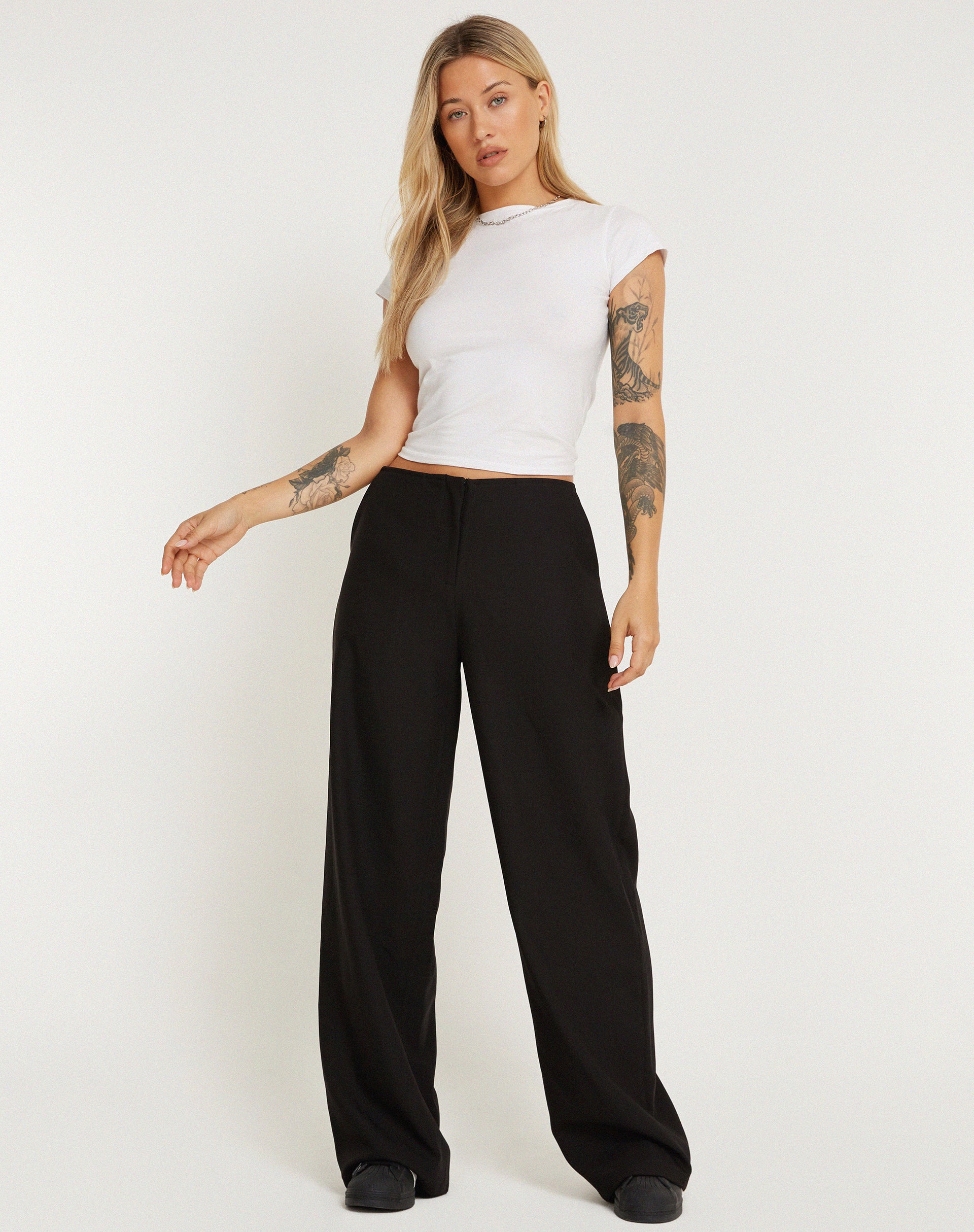 Amadi Trouser in Tailoring Black - Image 6