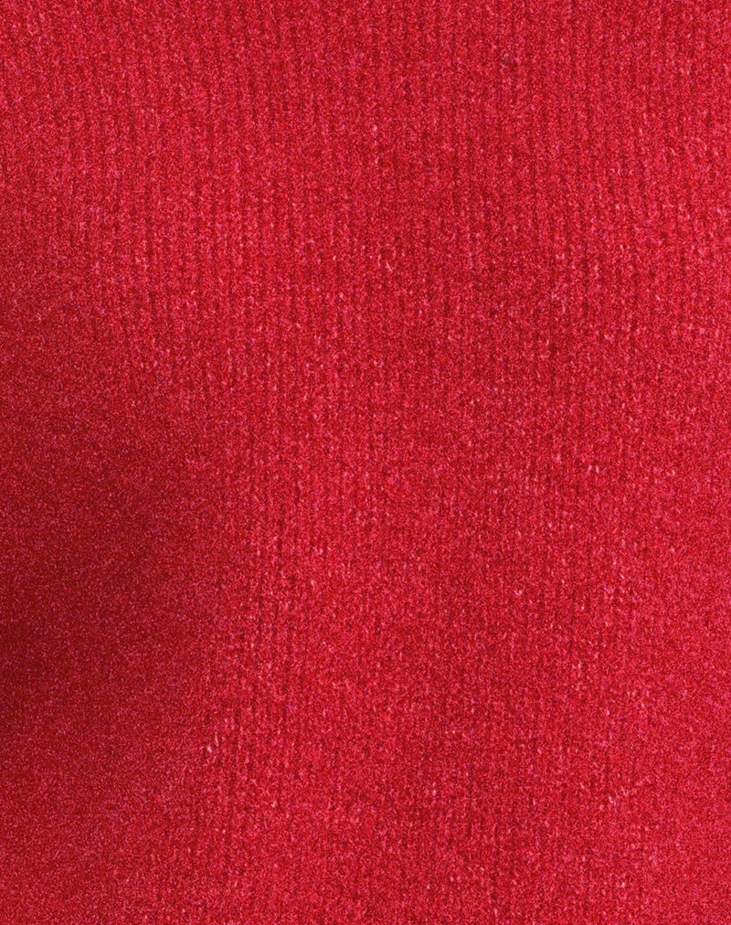 Amato Oversized Jumper in Red - Image 6