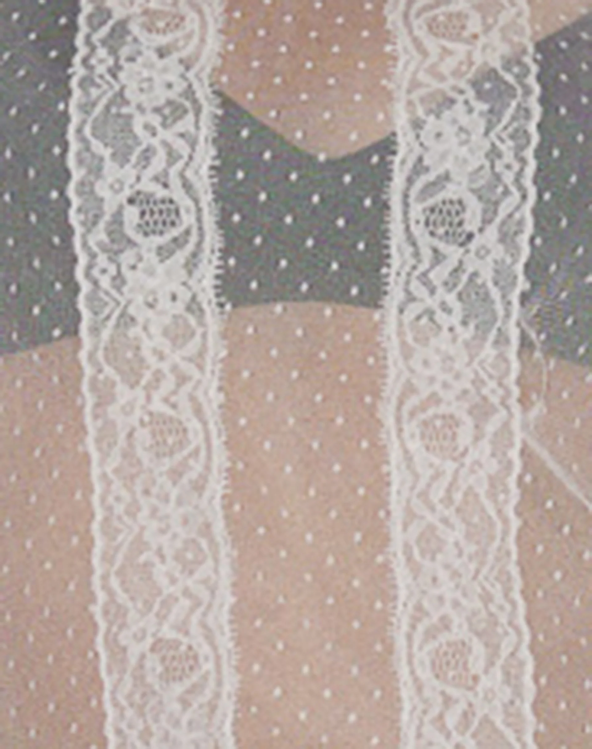 Amrita Unlined Top in Dobby Mesh Cream - Image 6