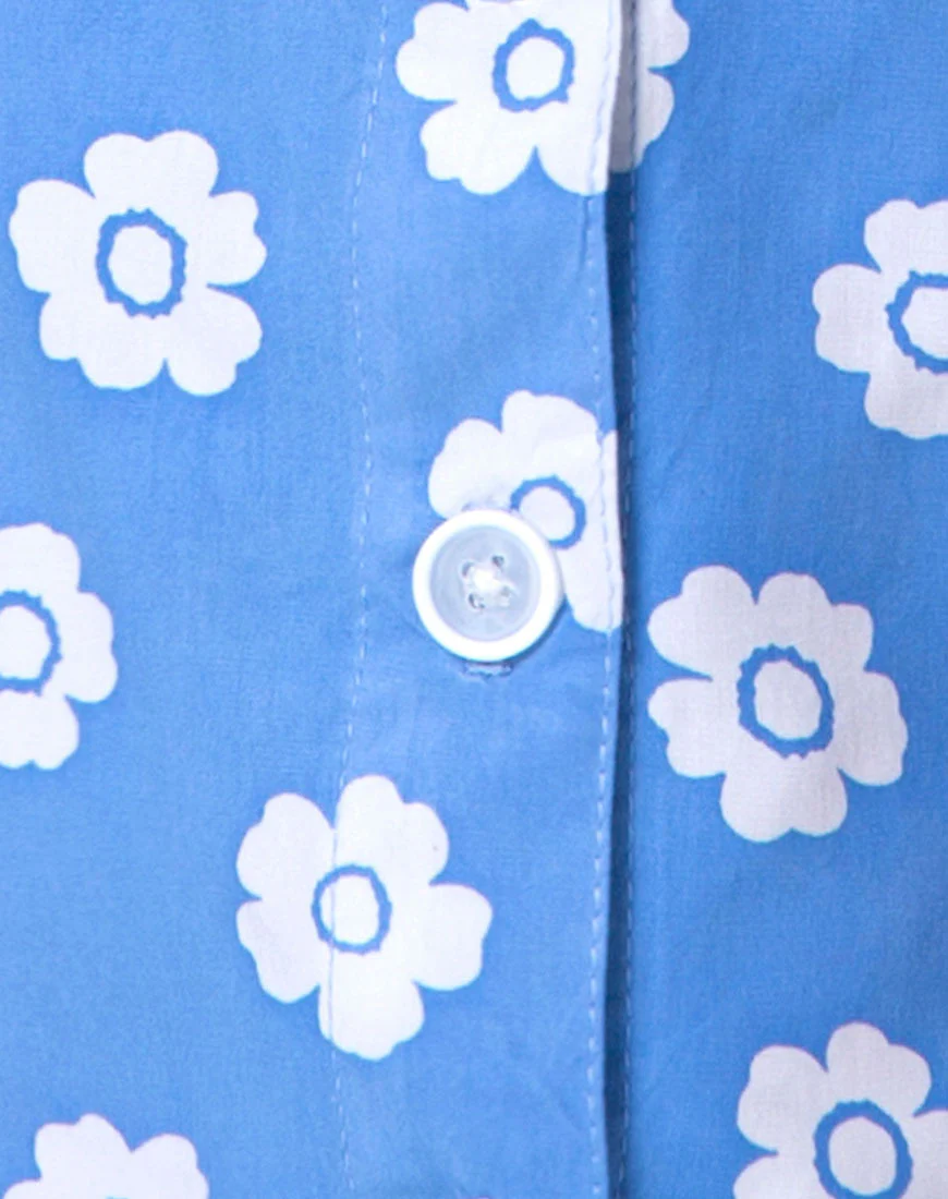 Andrea Skirt in Daisy Stamp print - Image 5