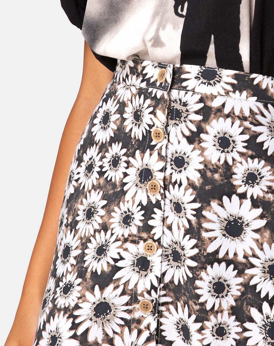 Andrea Mini Skirt in Dyed Daisy - Image 5