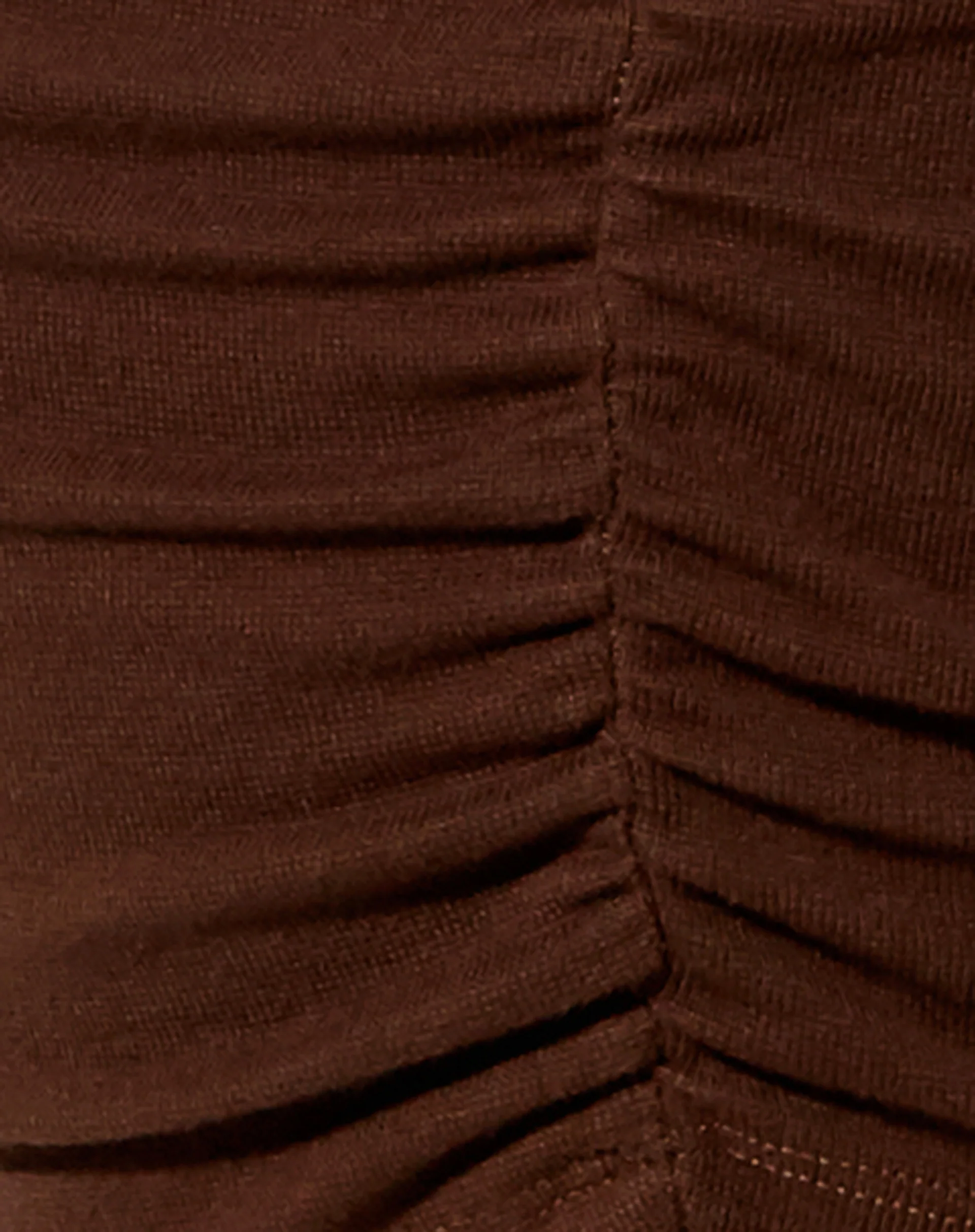 Andreita Bodycon Dress in Deep Mahogany - Image 5