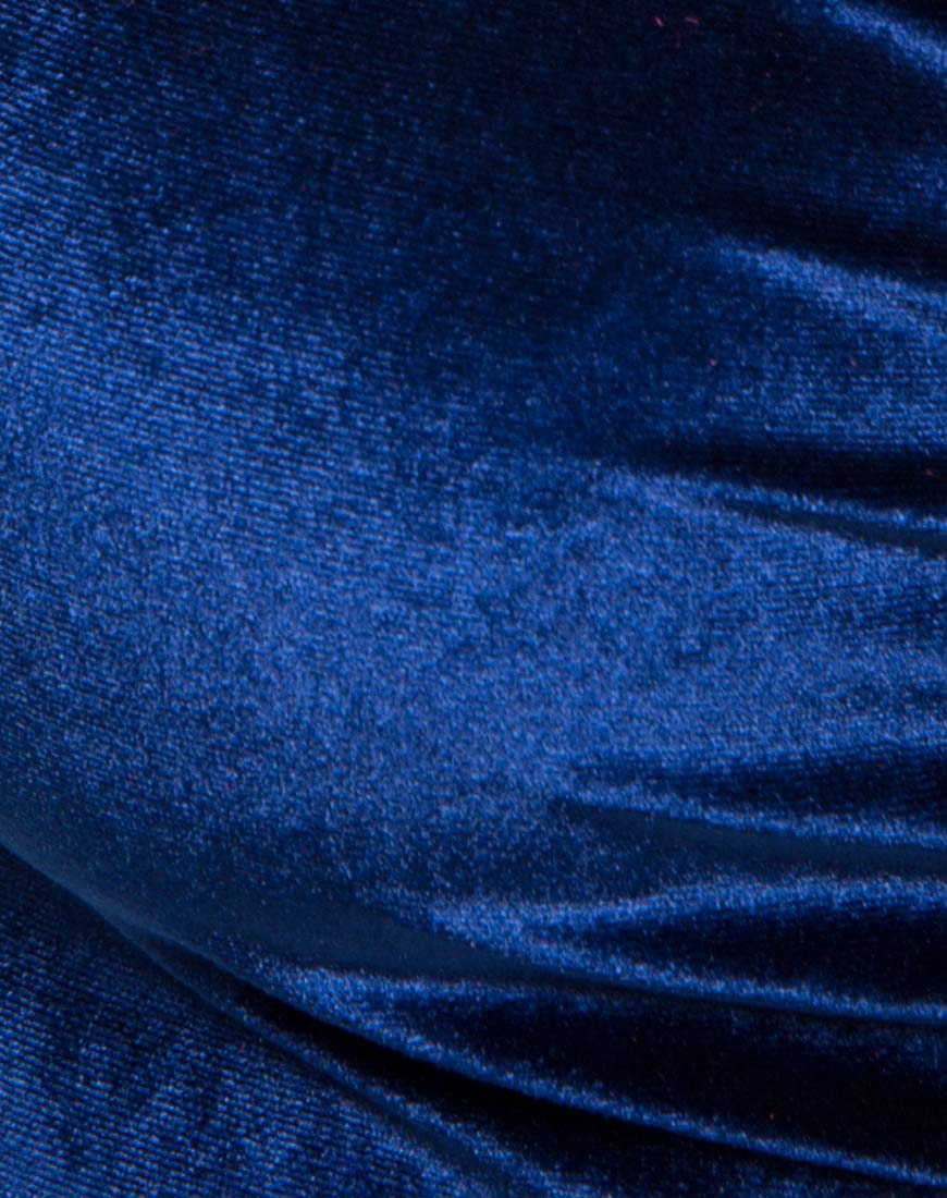 Angel Crop Top in Velvet Navy - Image 5