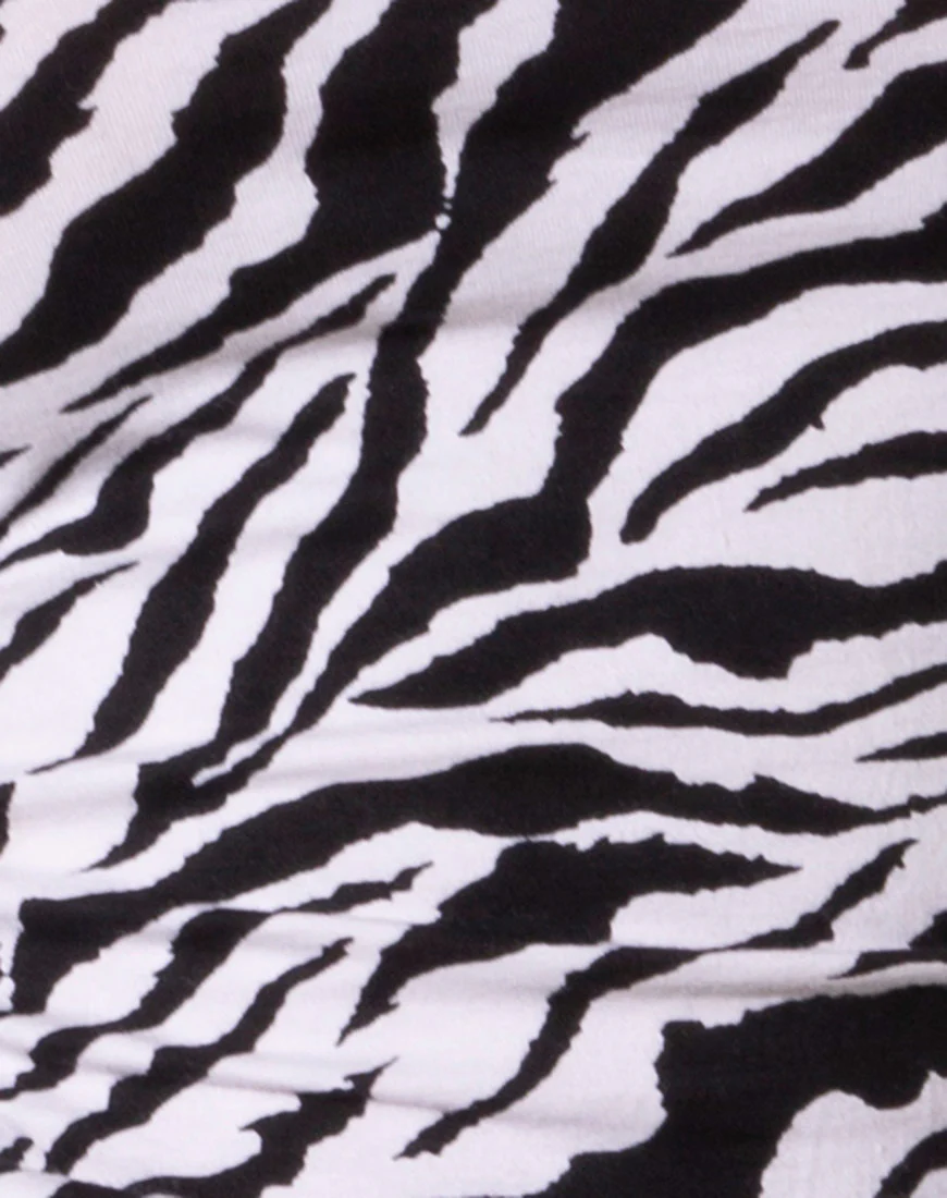 Ardilla Bodycon Dress in 90's Zebra - Image 6