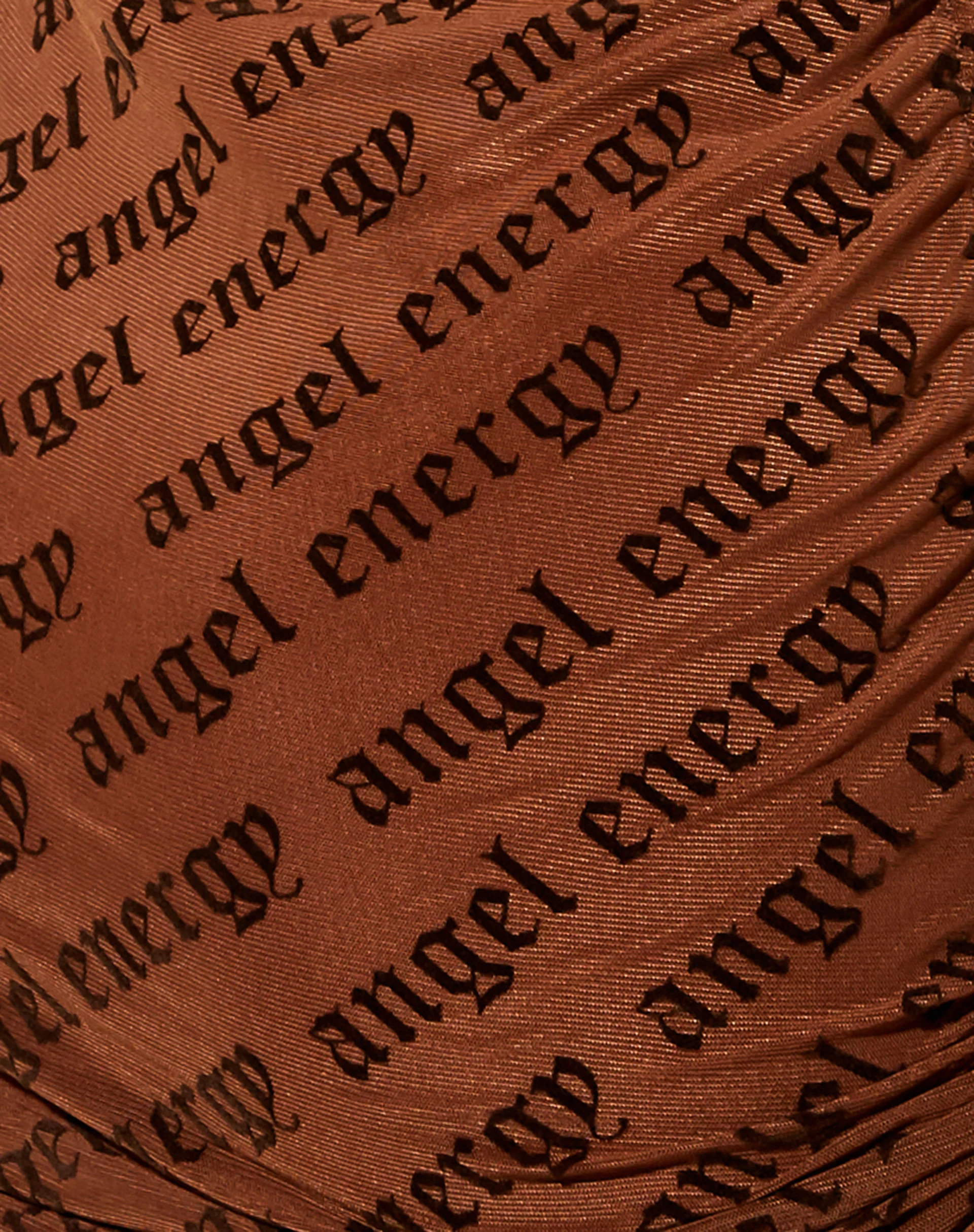 Ardilla Bodycon Dress in Brown Angel Energy Flock - Image 6