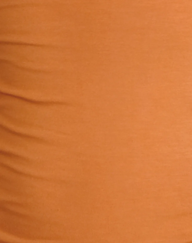 Arimbi Bandeau Top in Sunset Orange - Image 6