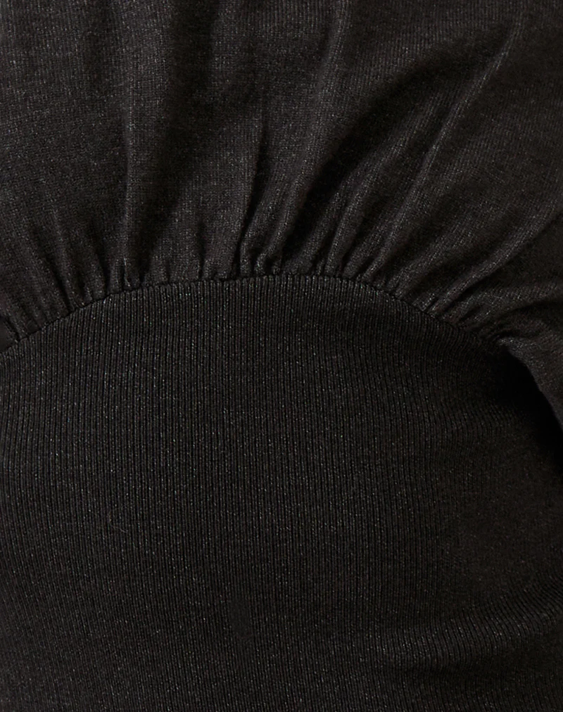 Arvel Jumper in Knit Charcoal - Image 6