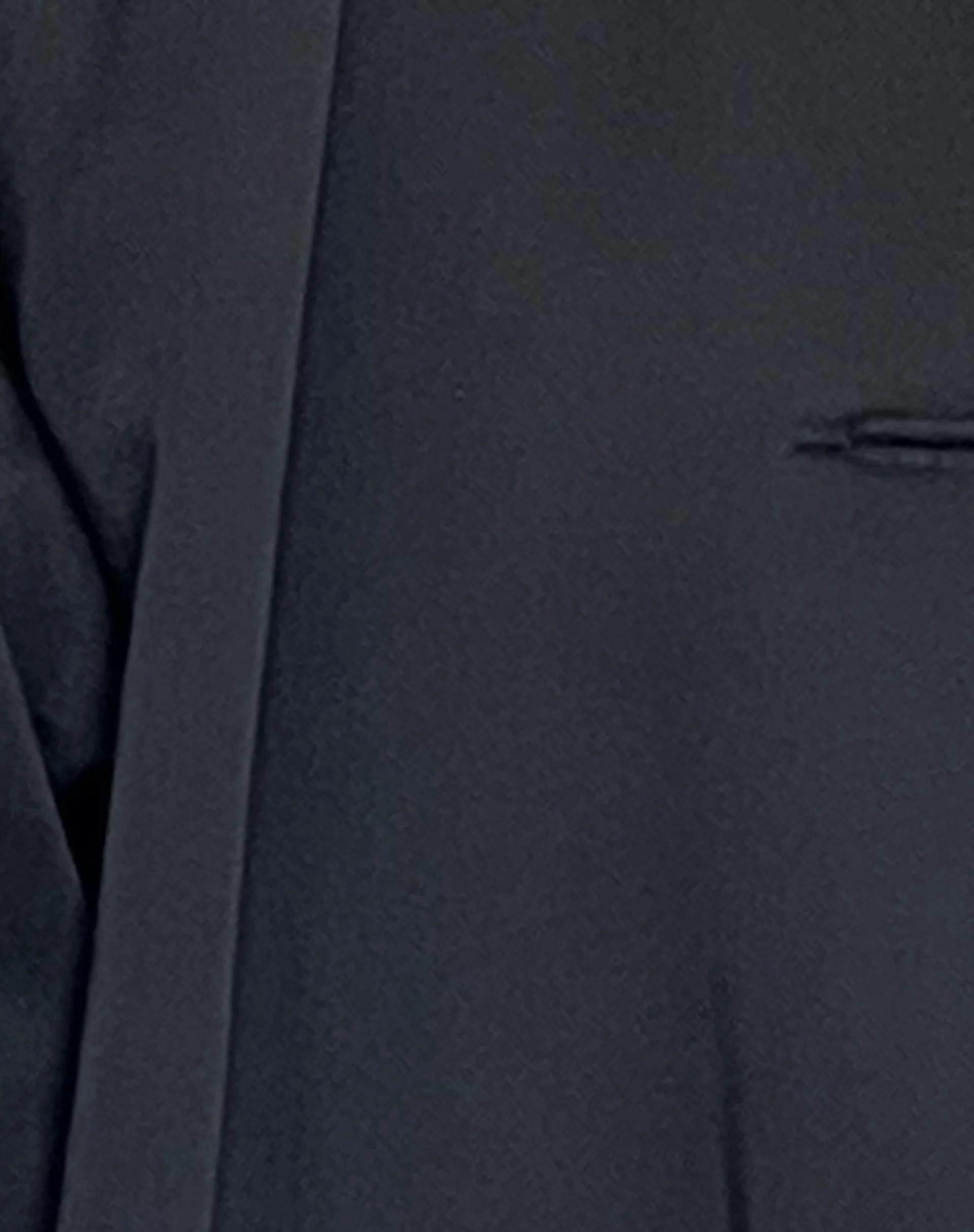 Assa Trench Coat in Black with Stripe Lining - Image 7
