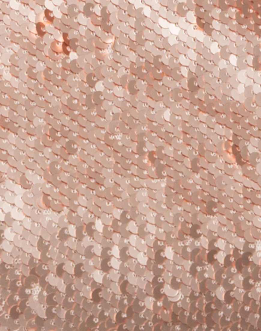 Athena Top in Champagne Sequin - Image 5