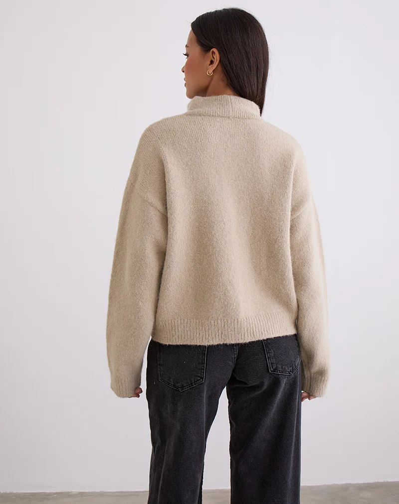 Atine Jumper in Oatmeal - Image 6