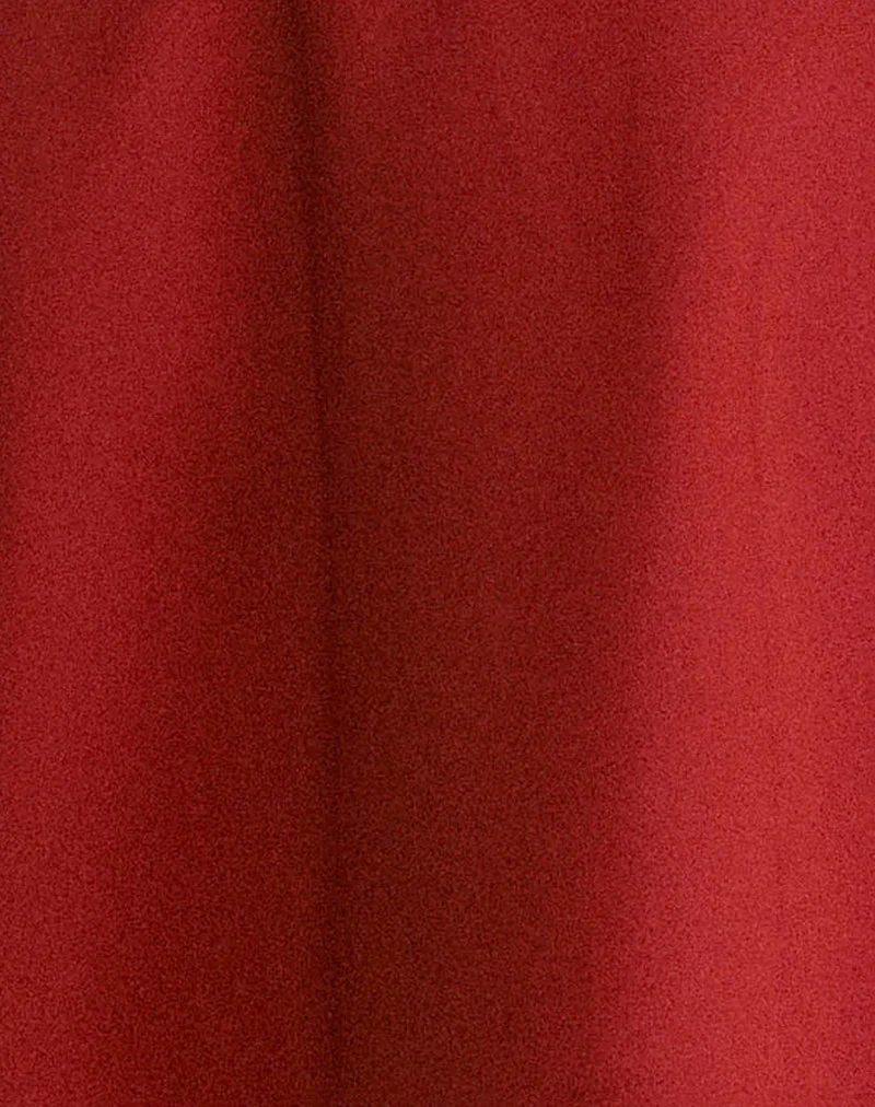 Audra Mini Dress in Red - Image 8