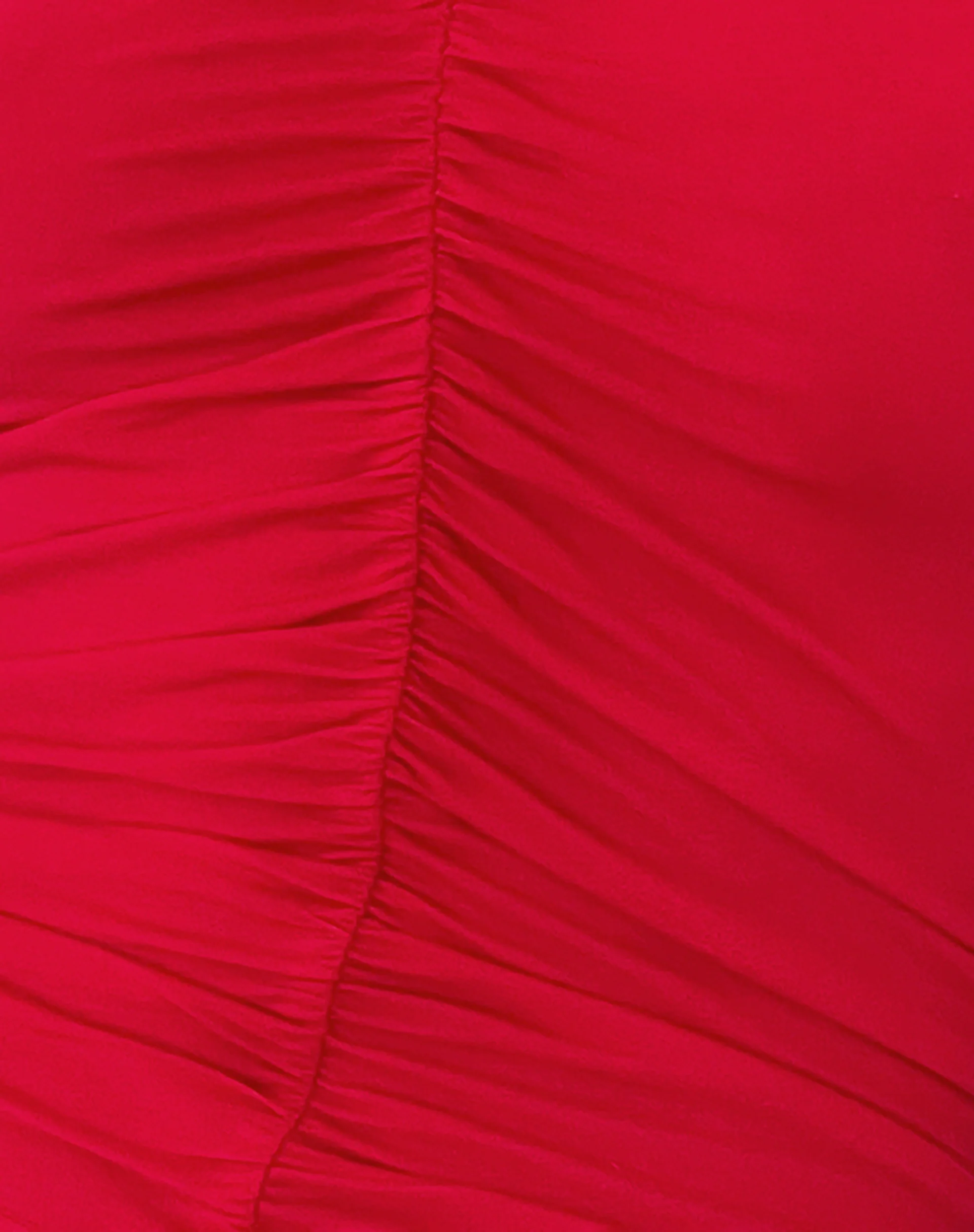 Audrey Halterneck Top in Red Soft Slinky - Image 6