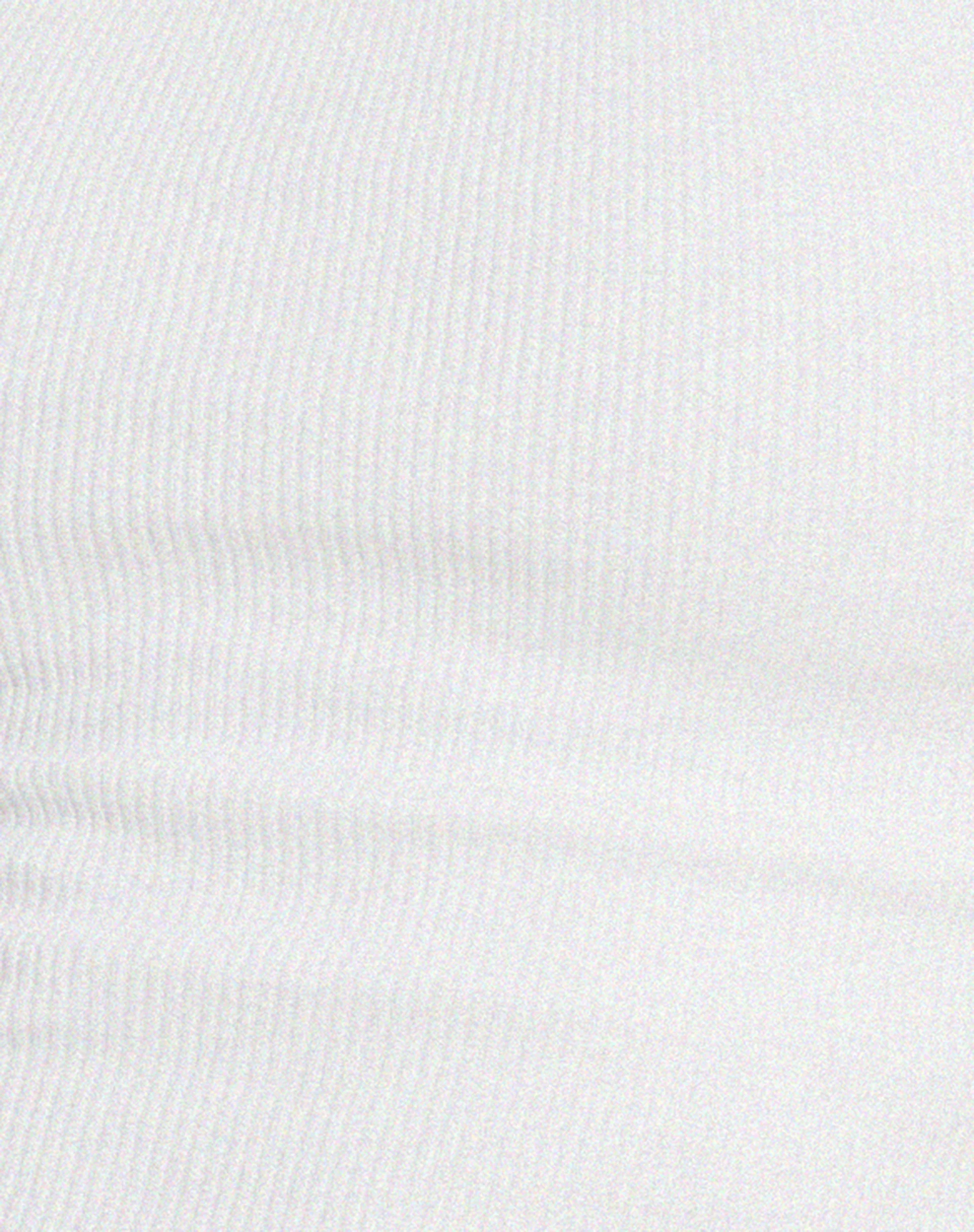Aus Ribbed Vest Top in White - Image 7