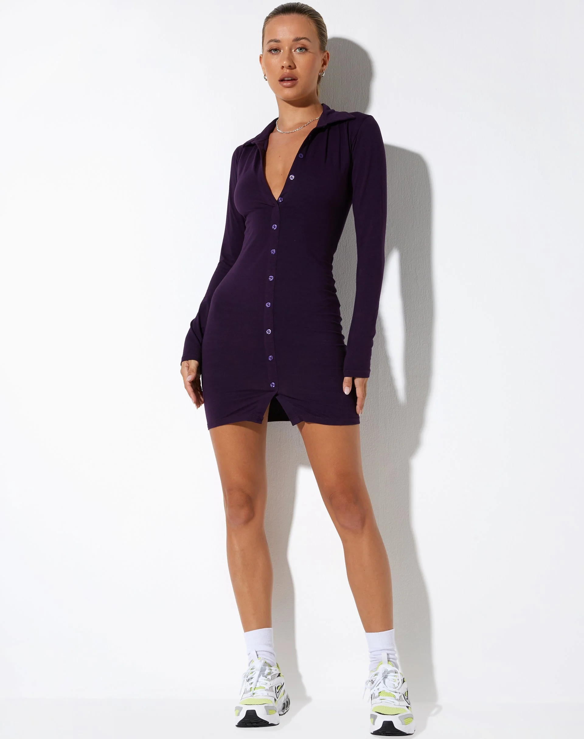 Avaya Mini Dress in Crown Jewel - Image 2