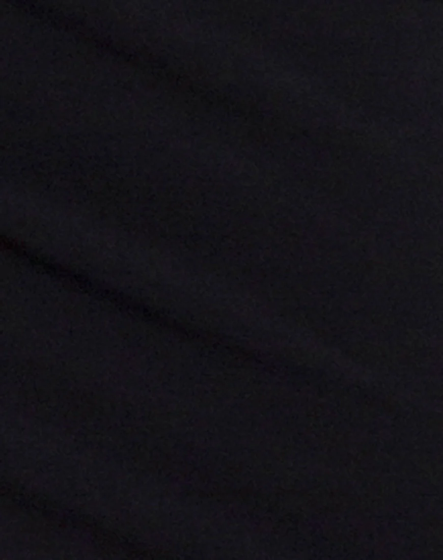Azzie Bodycon Dress in Black - Image 5