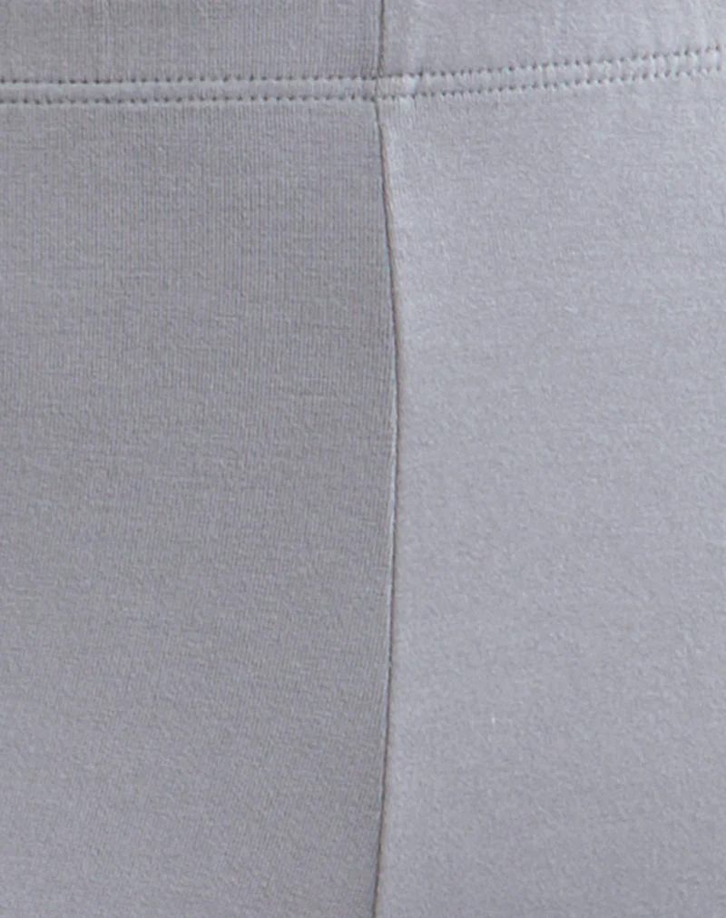 Baku Wide Leg Trouser in Rayon Jersey Lilac Grey - Image 6