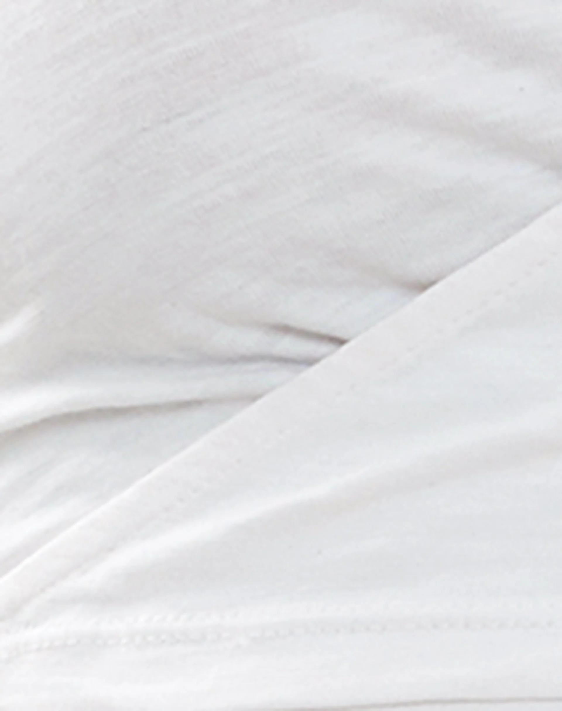 Ballet Wrap Top in White Jersey - Image 7