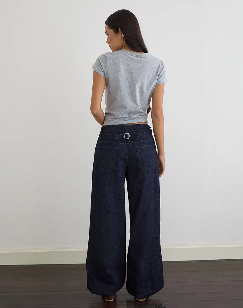 Banaran Balloon Trouser in Chambray Indigo - Image 5