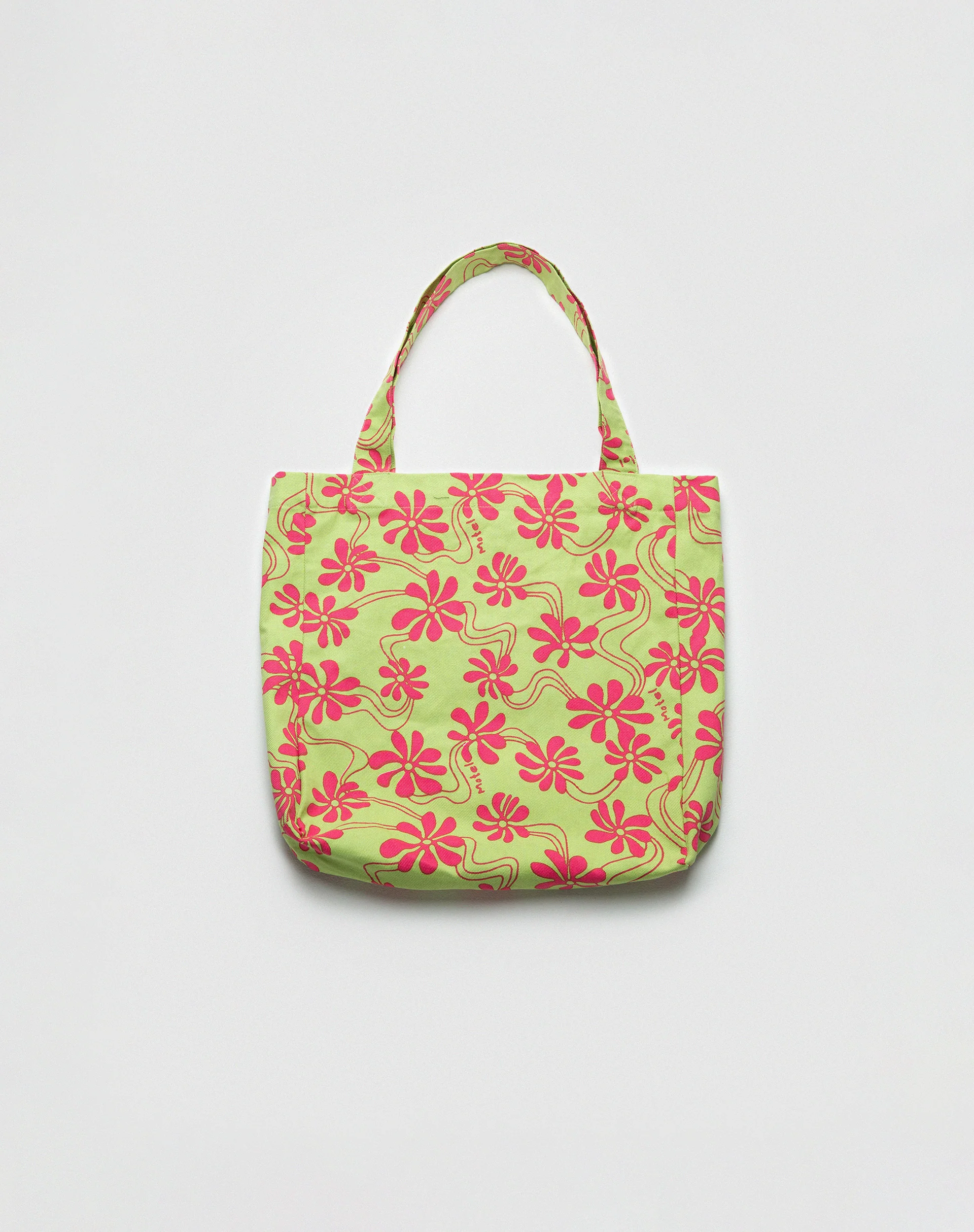 MOTEL X BARBARA Barbs Tote Bag in Green Beachy Floral - Image 6