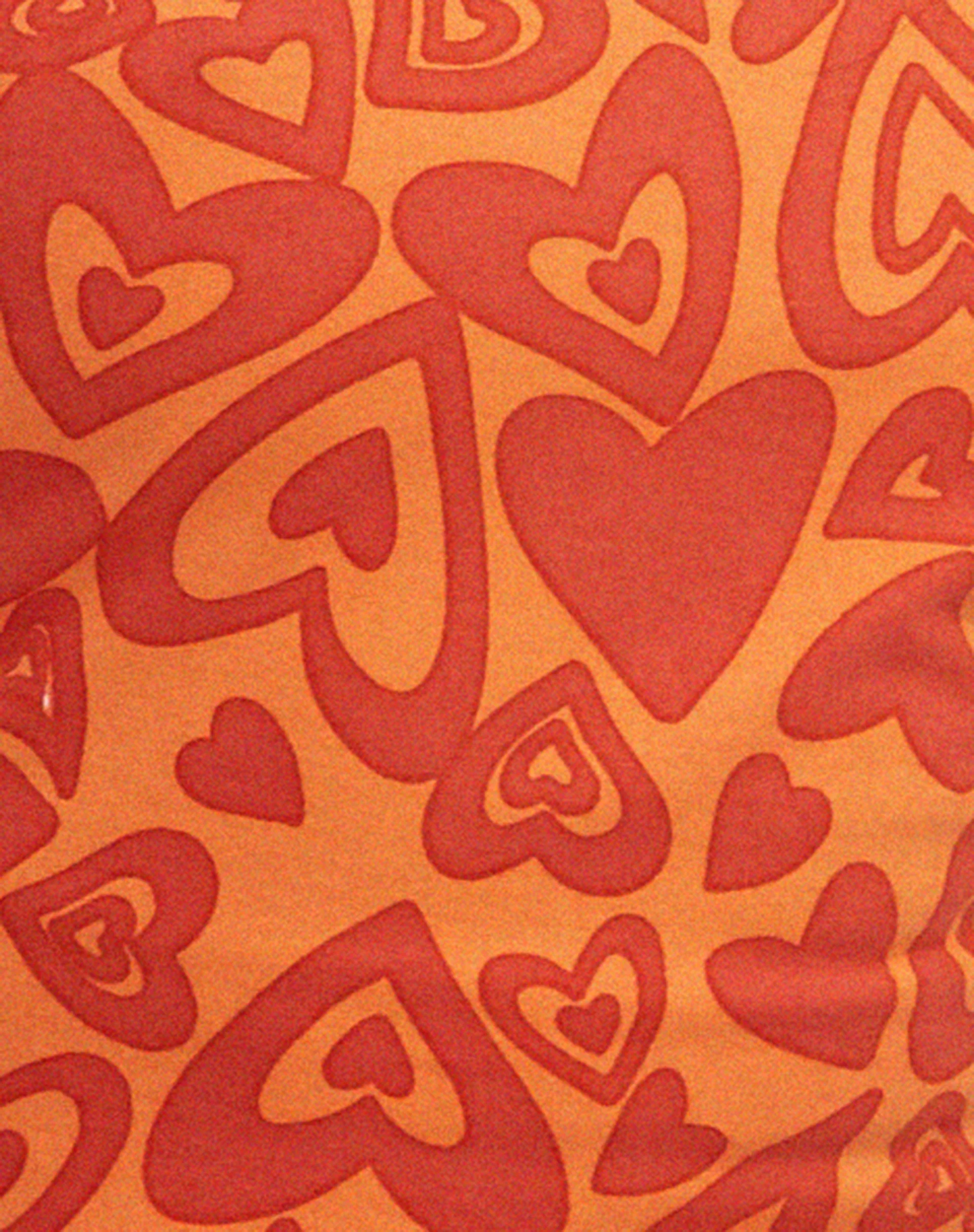 Baruna Top in Retro Heart Orange - Image 5