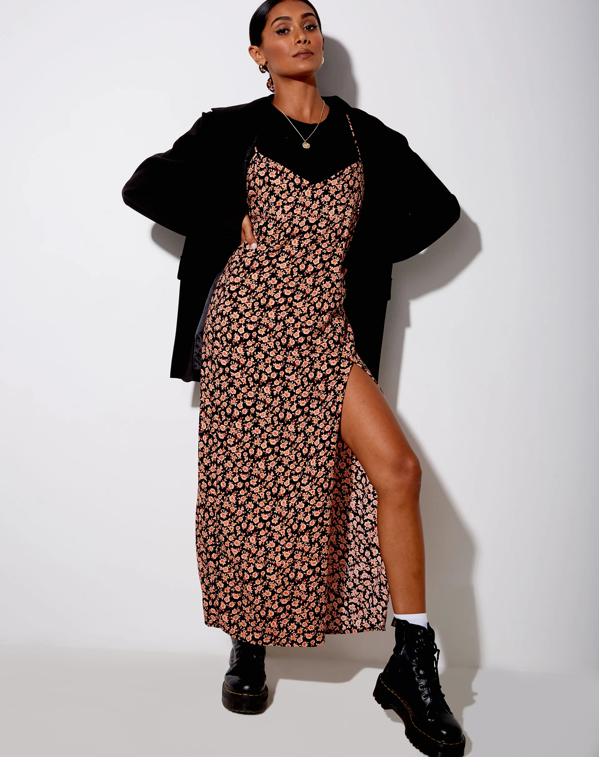 Batis Maxi Dress in Autumn Blossom - Image 2