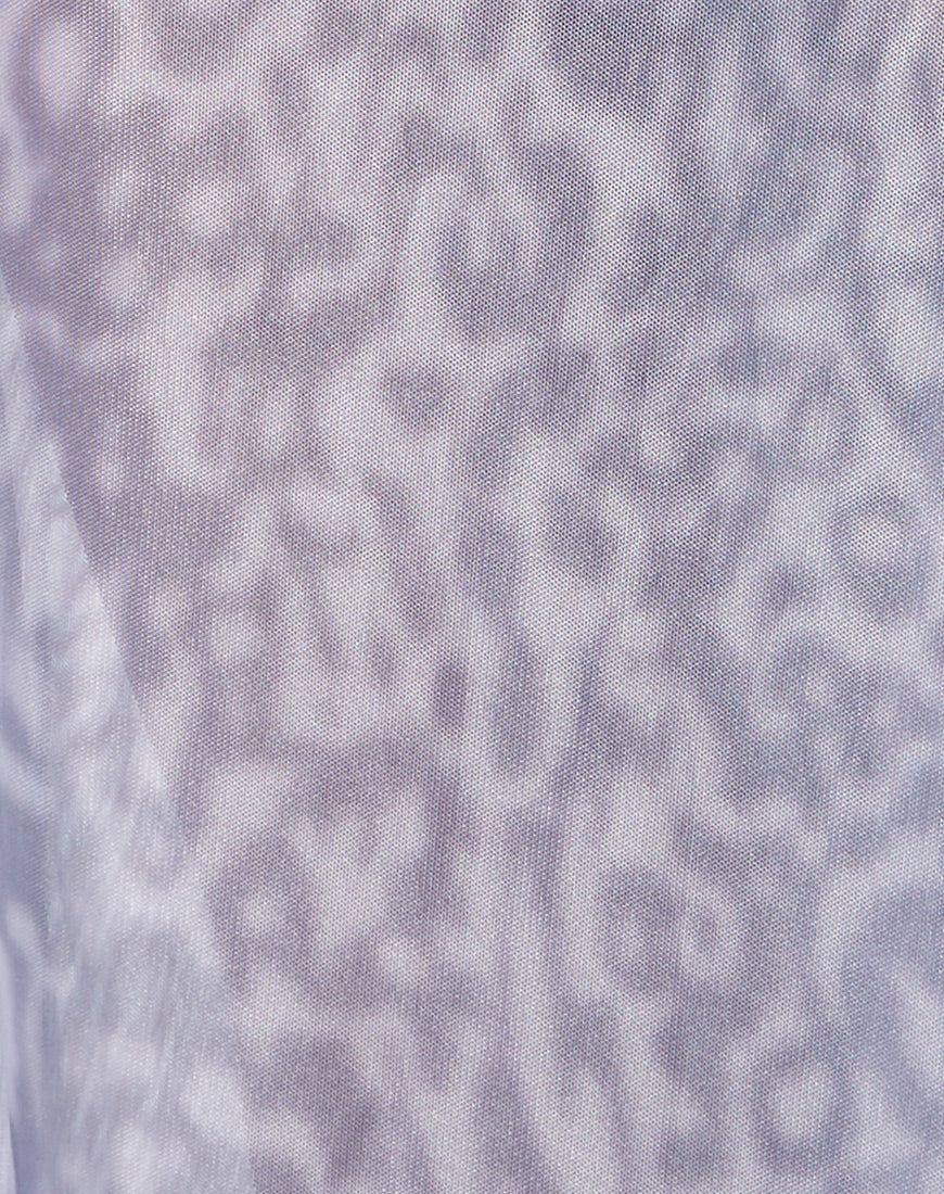 Batis Maxi Dress in Liquid Leopard Grey - Image 5