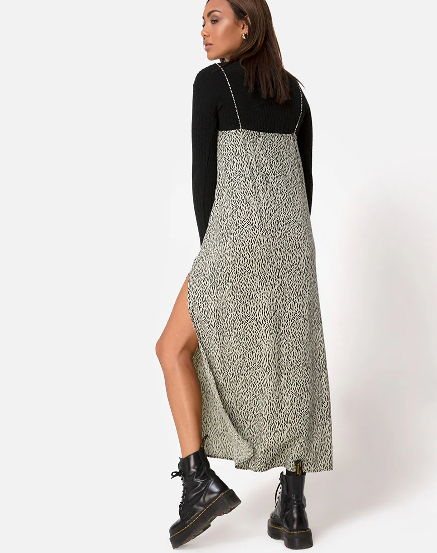 Batis Maxi Dress in Mini Jaguar - Image 4