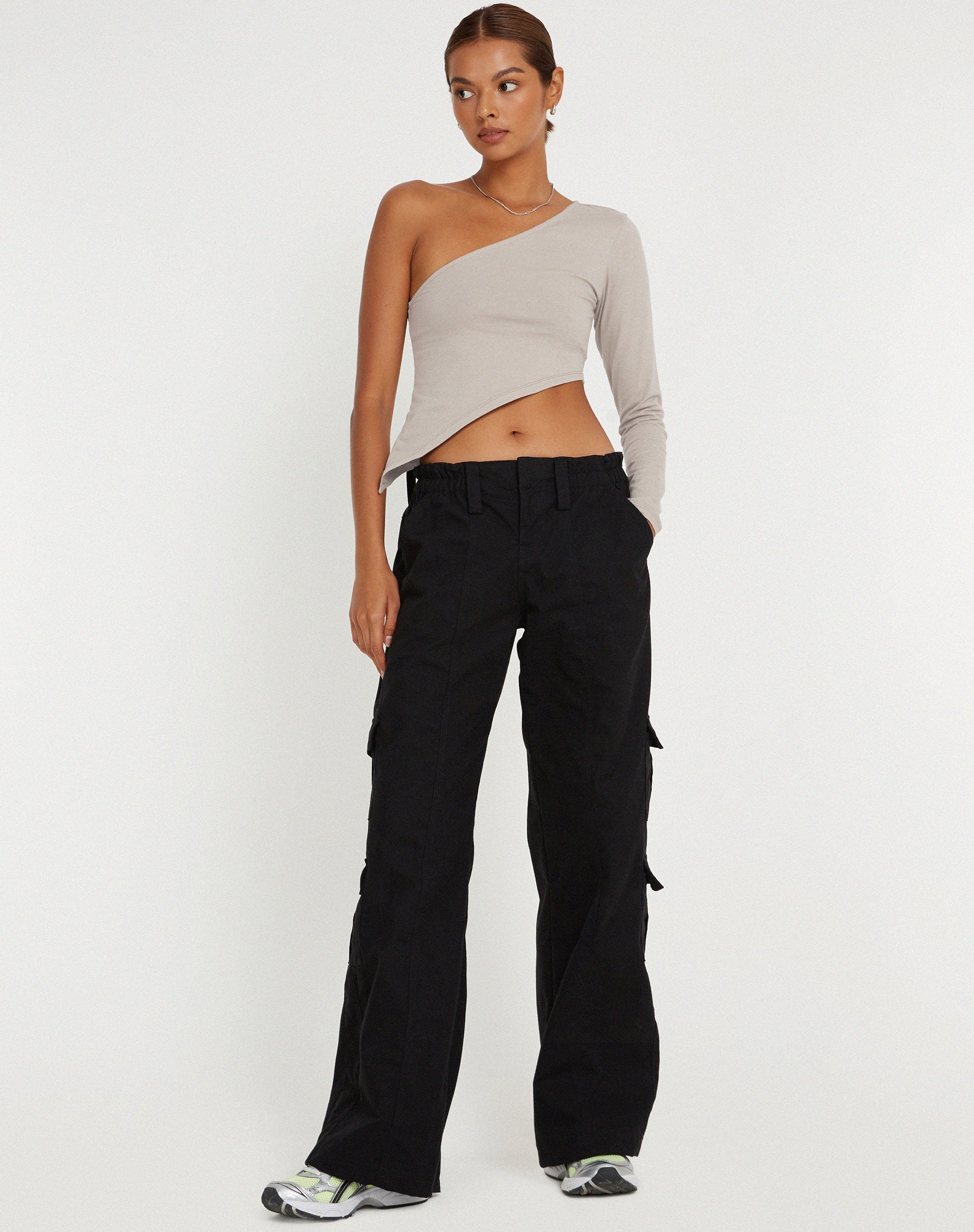 Baylee Crop Top in Oat Milk - Image 4
