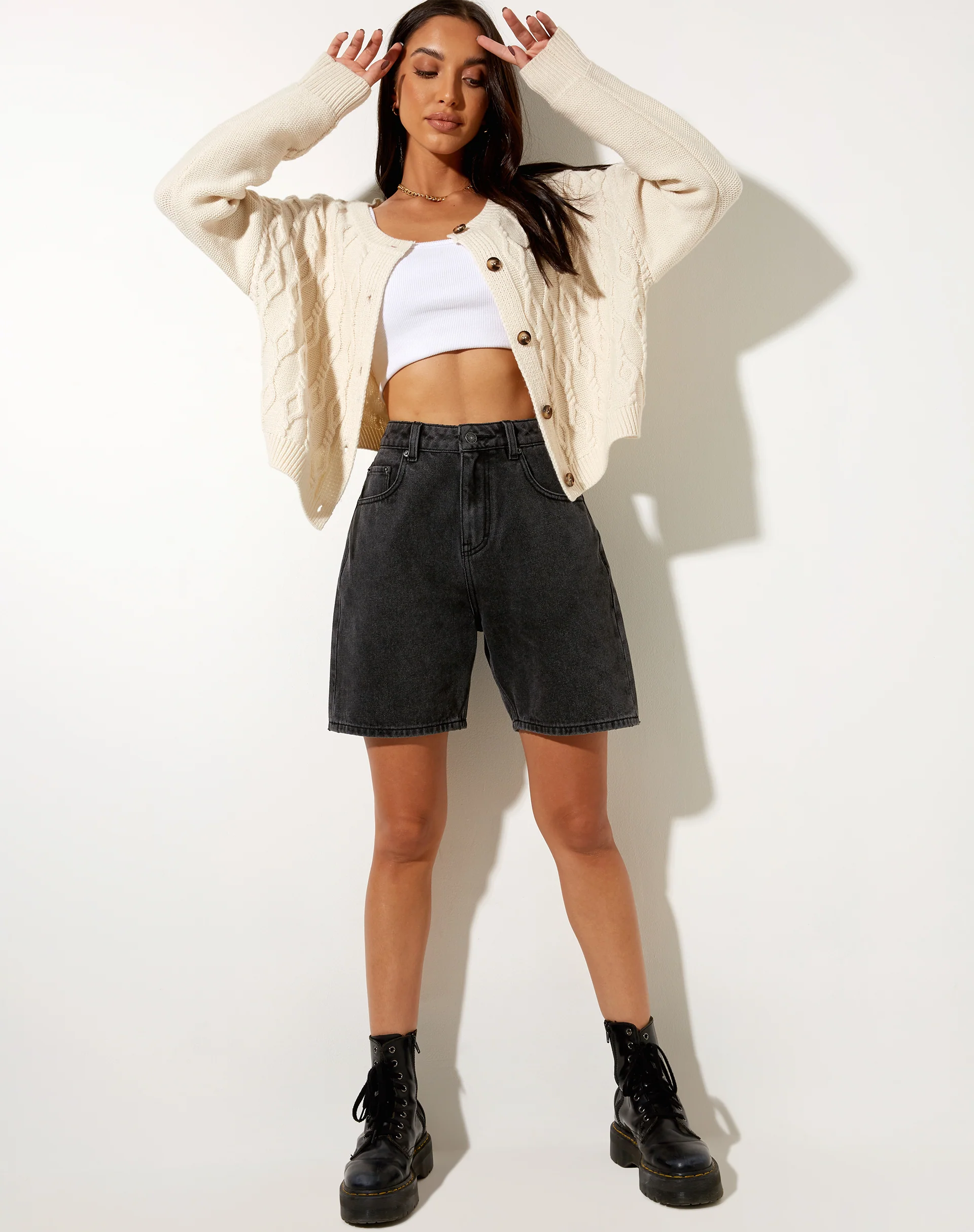 Beira Cardi in Ivory - Image 5