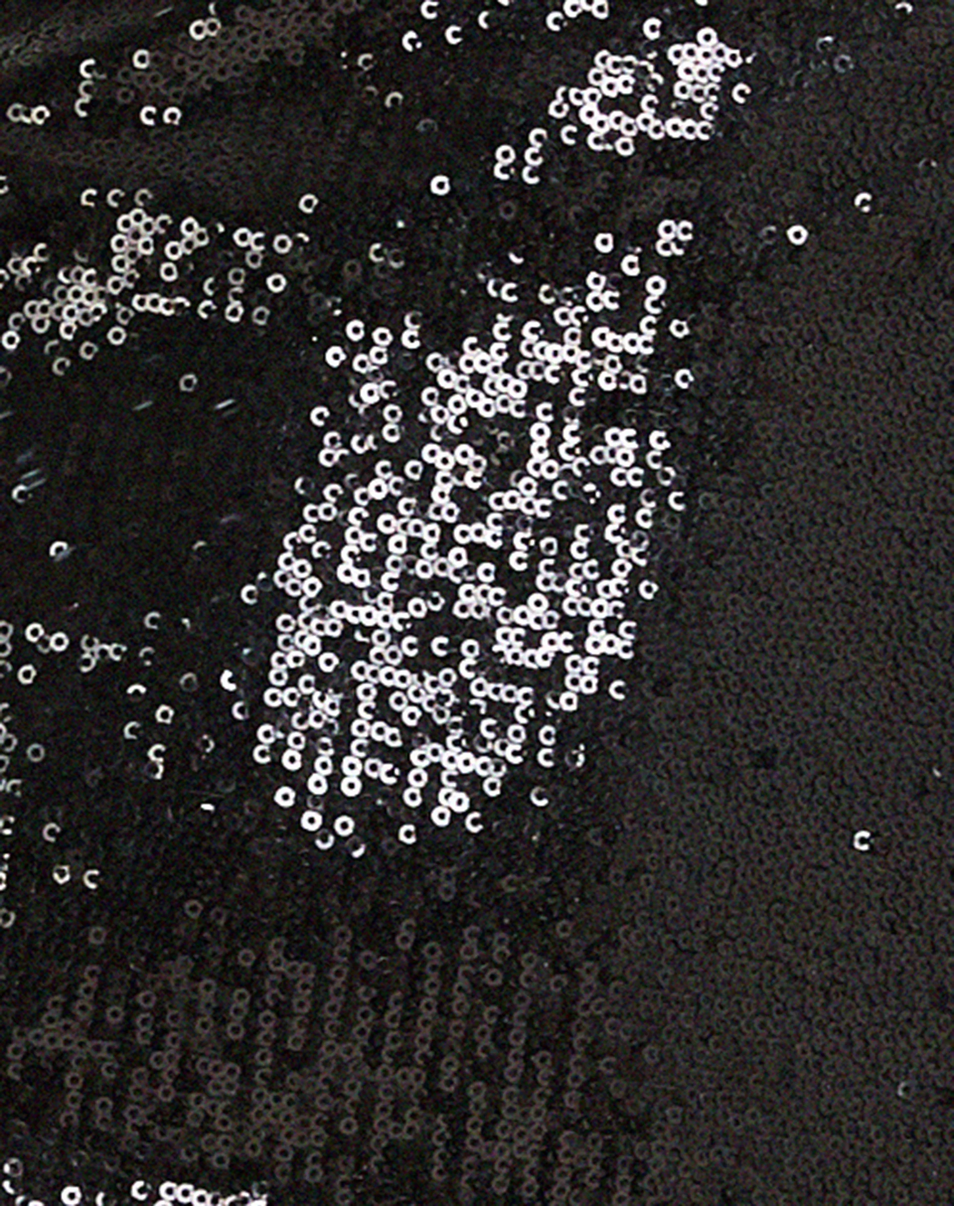 Benia Mini Dress in Sequin Black - Image 7