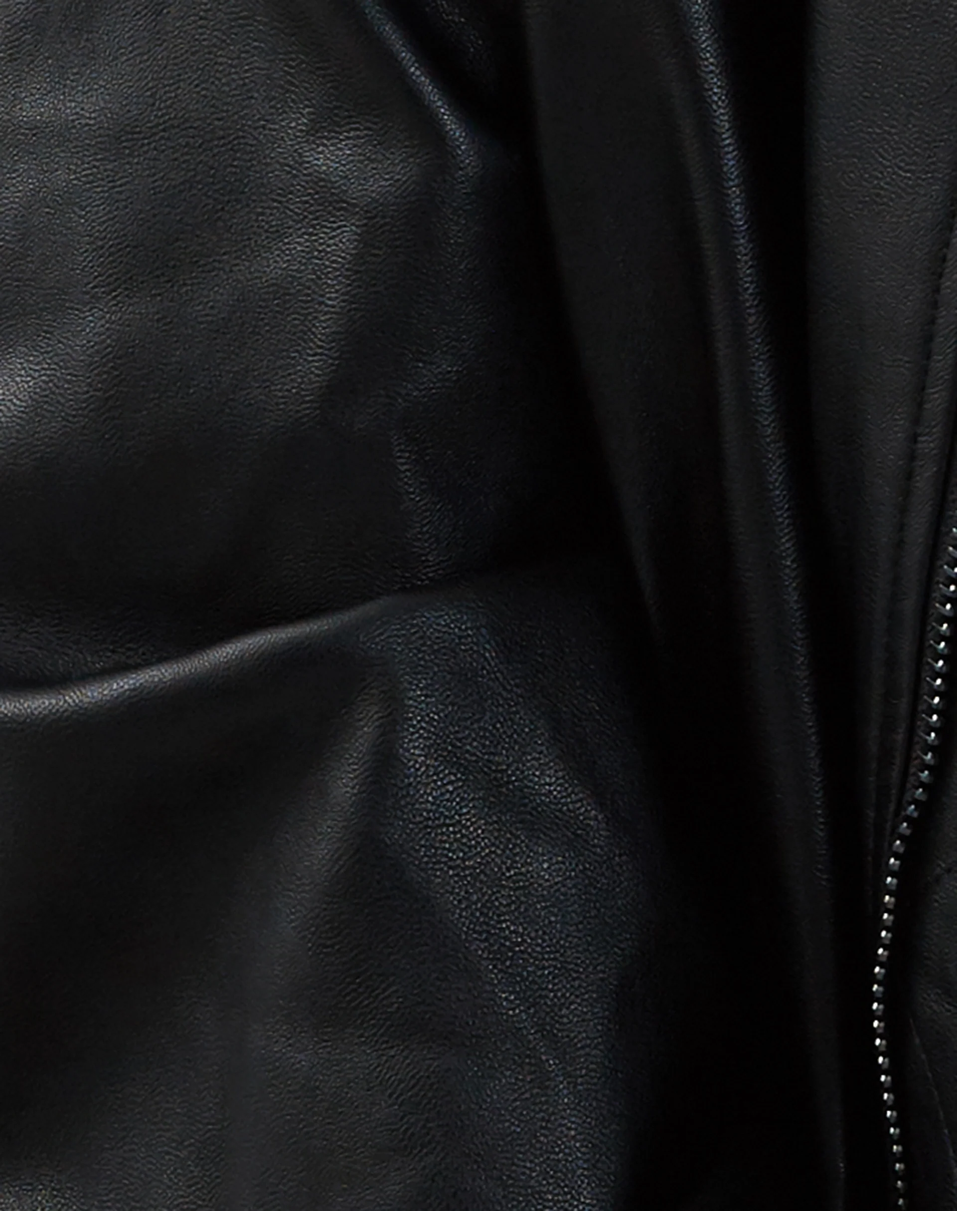 Benta Jacket in PU Black - Image 4