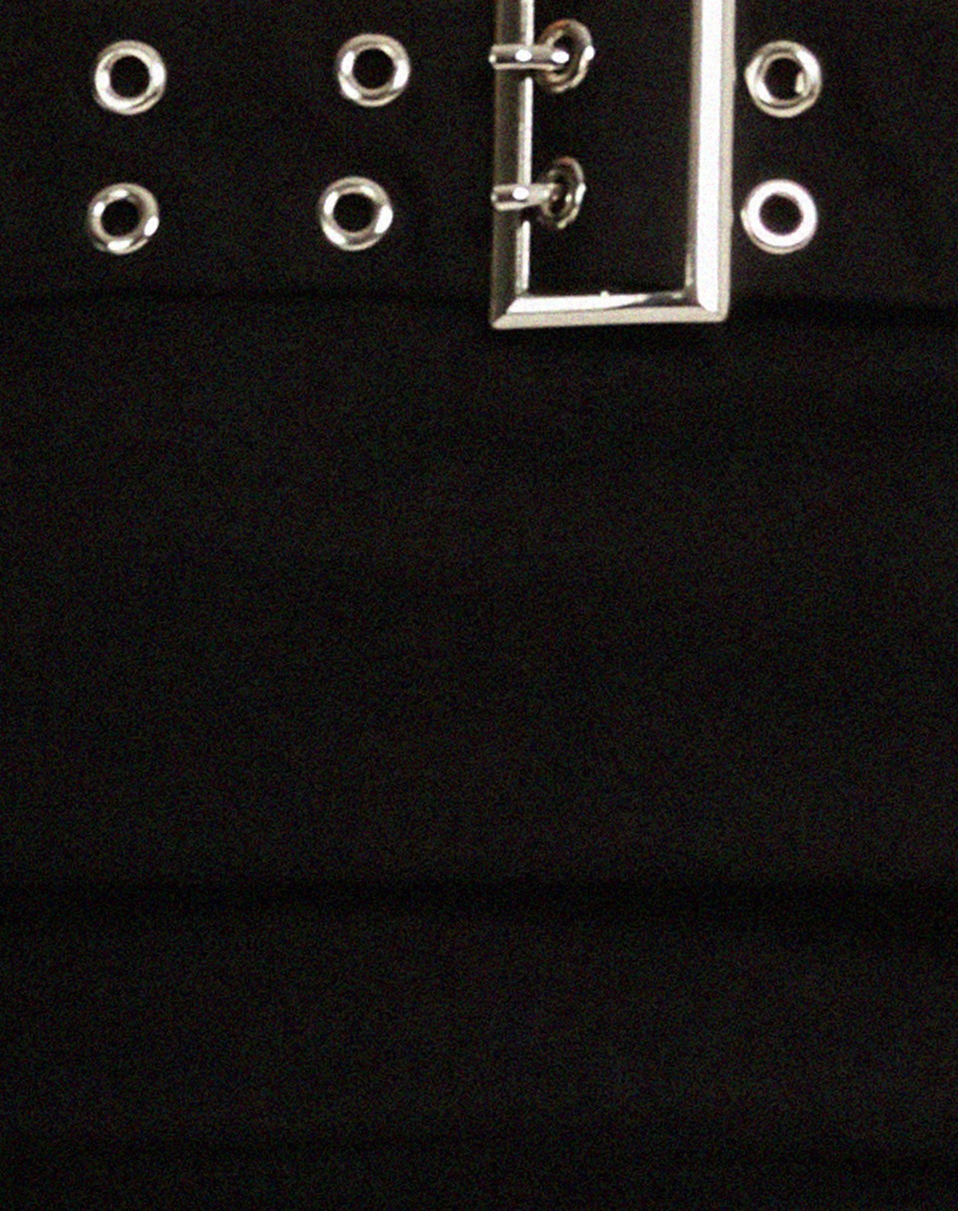 Bertha Strapless Crop Top in Black with Eyelet - Image 7